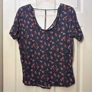 Sweet rain cotton type blouse